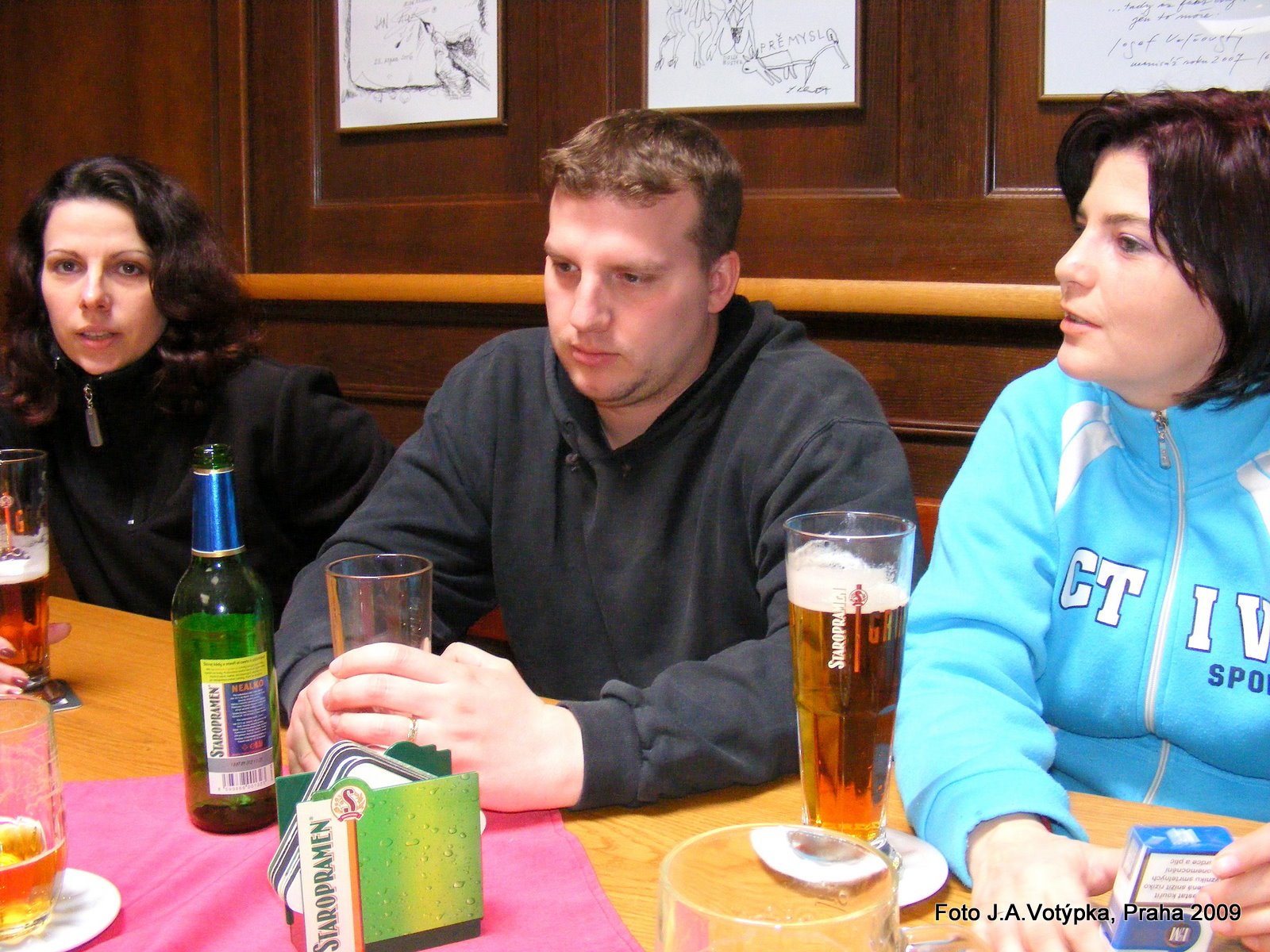 Na pivě u Ady březen 2009